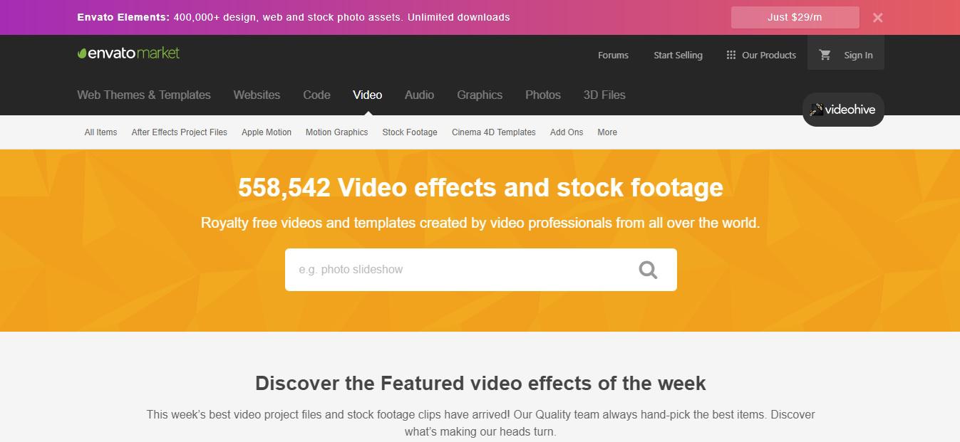 Discover VideoHive