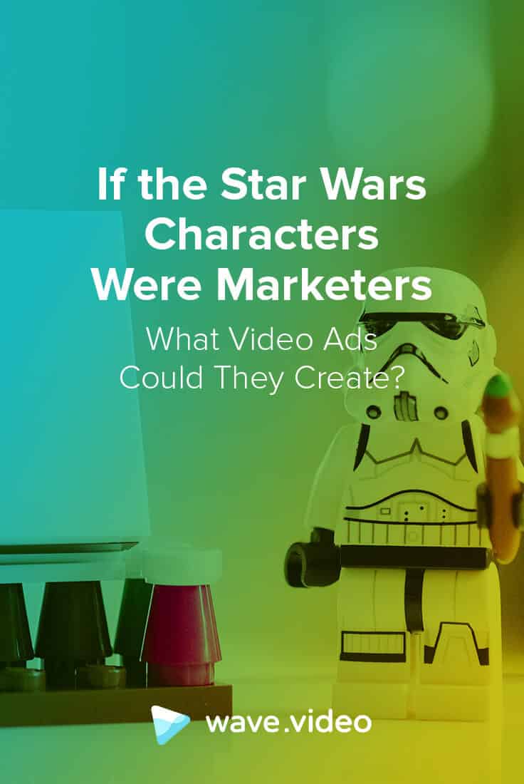 Star wars characters video ads