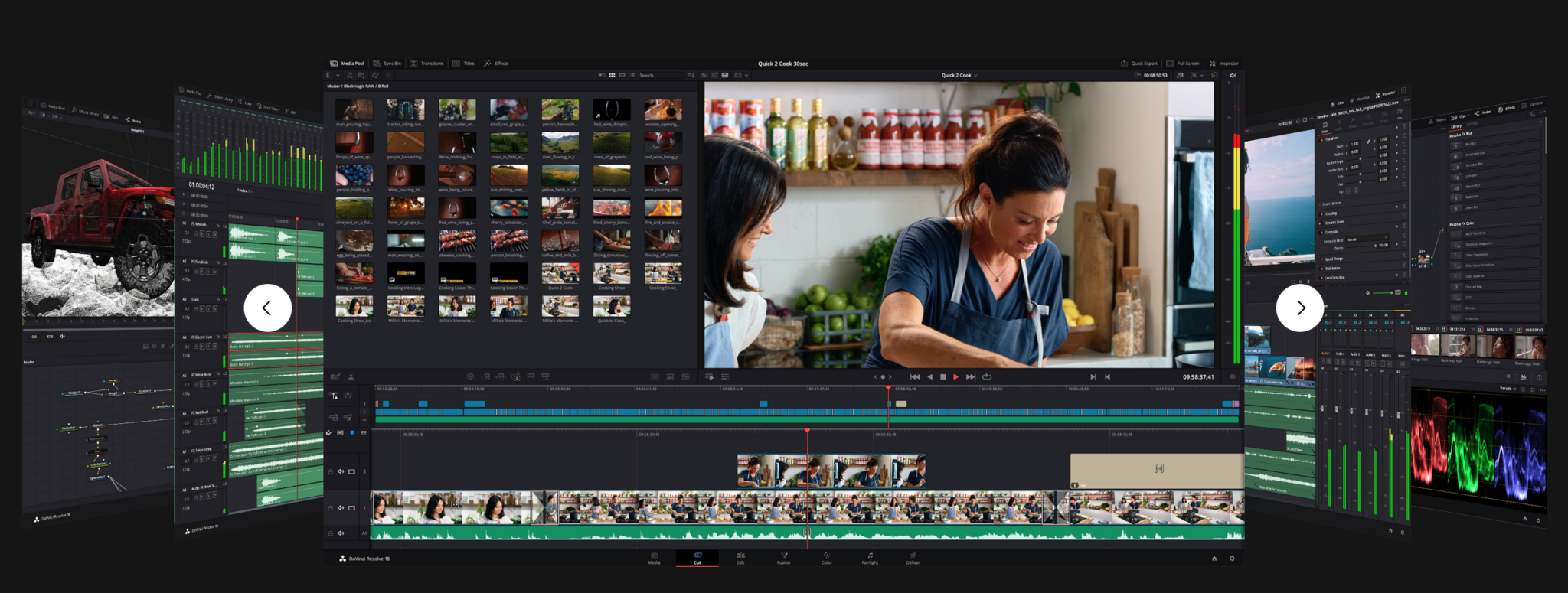 davinci resolve main web page screenshot