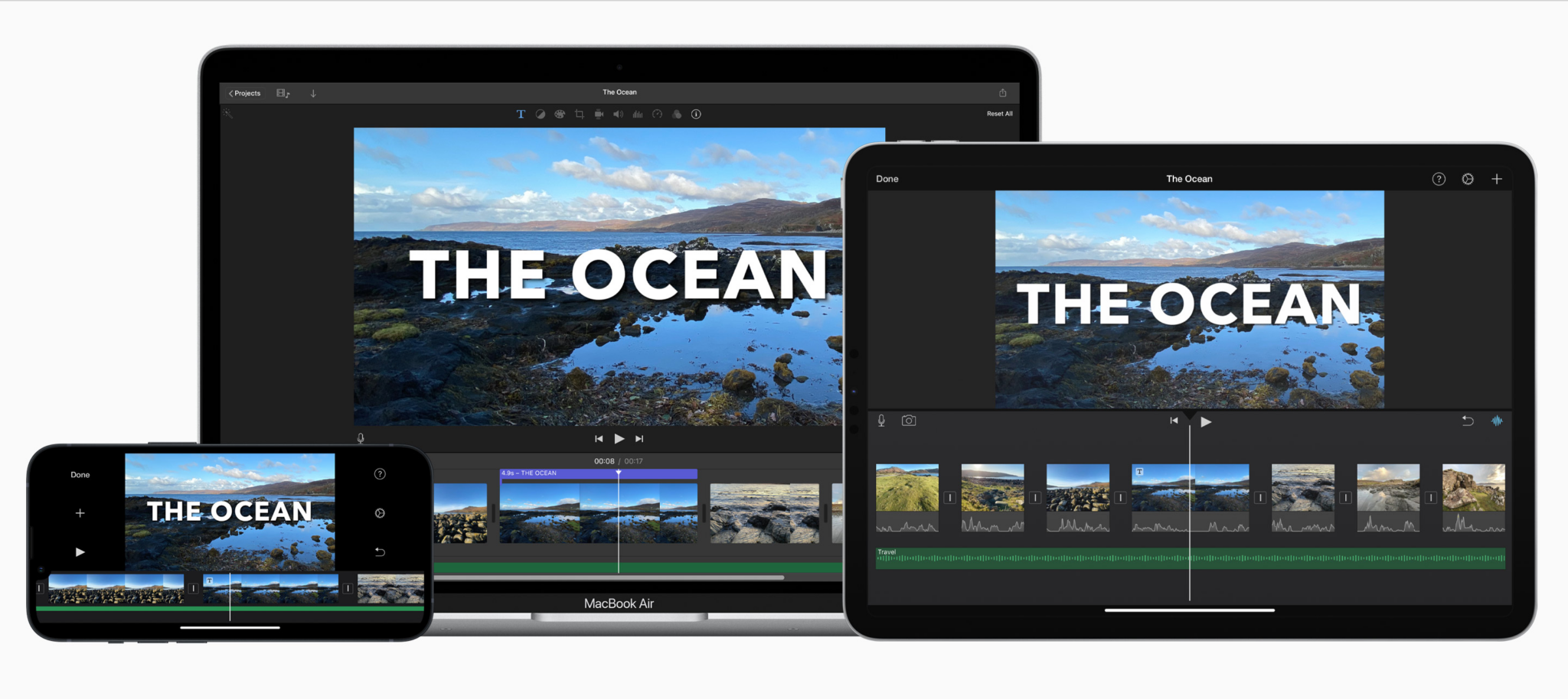 imovie main page screenshot